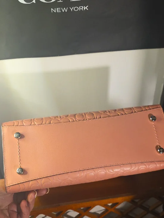 Coach Delicate Pink Charlie Convertible Tote - Picture 6 of 9